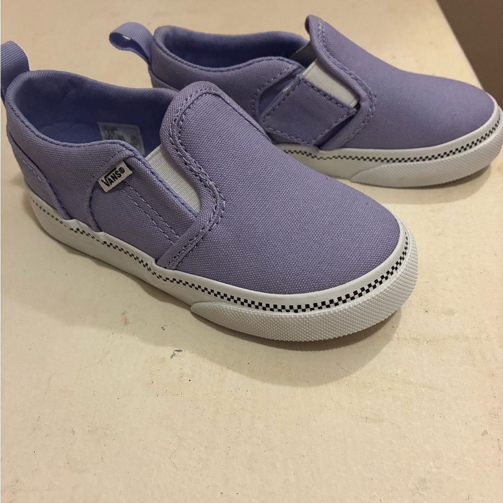 Vans Kids Slip-On Sneakers - Lavender